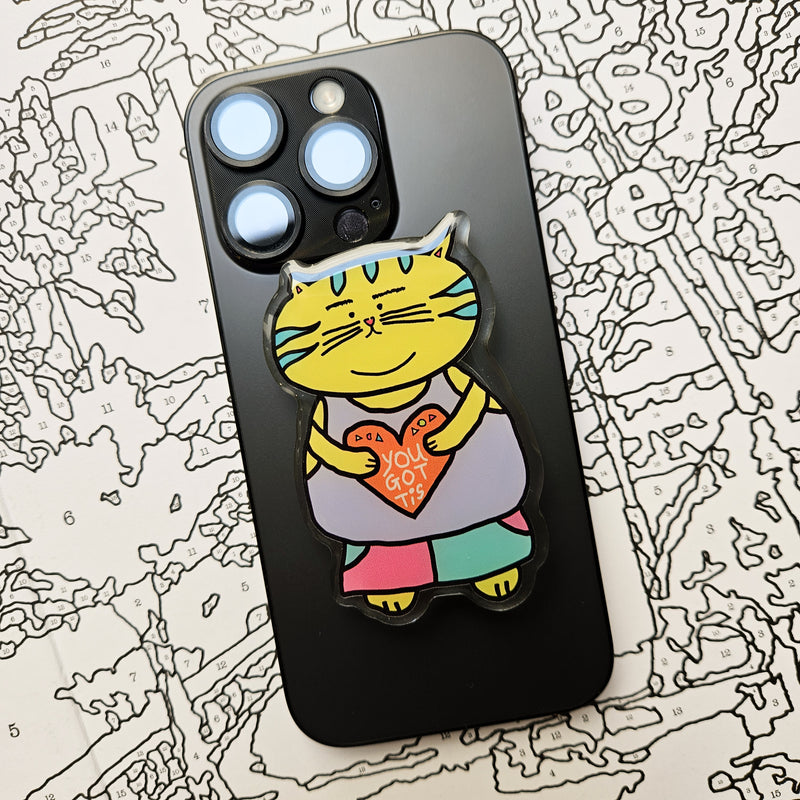 Cat jpeg Mobile Pop socket