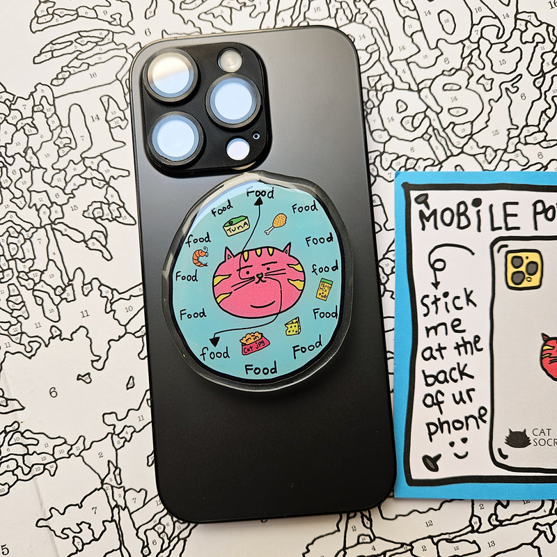 Cat jpeg Mobile Pop socket