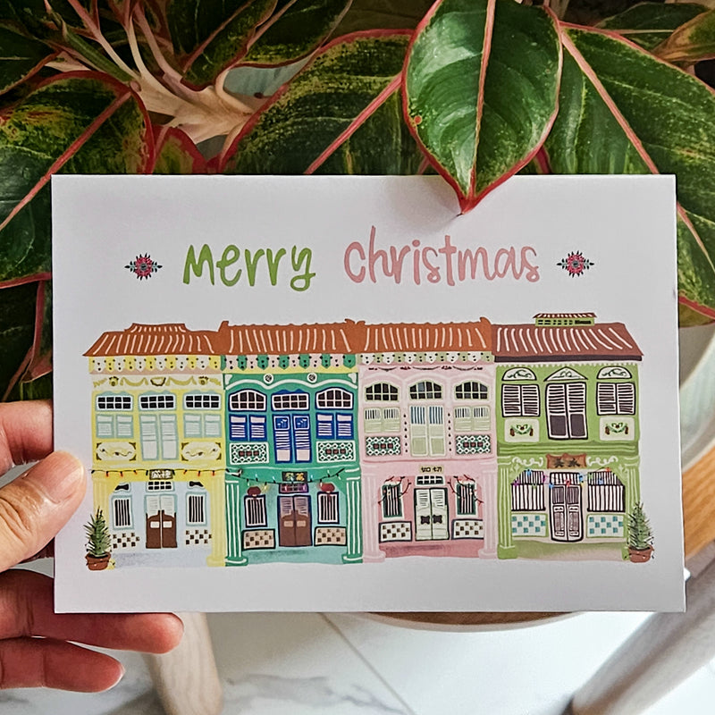 Shophouse Christmas Greeting Card