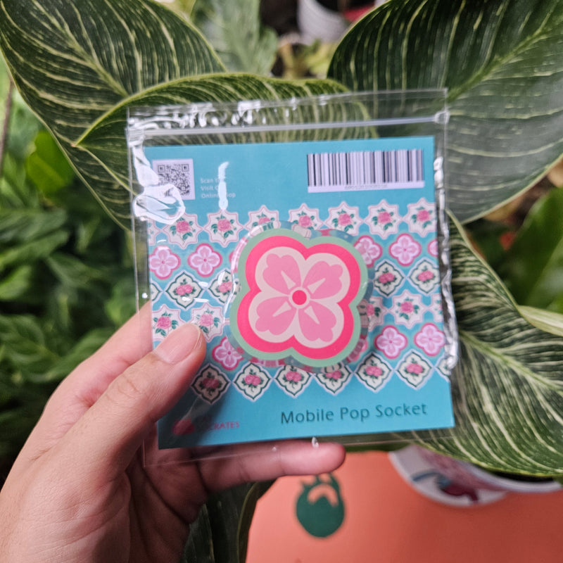 Peranakan Tile Mobile Pop socket