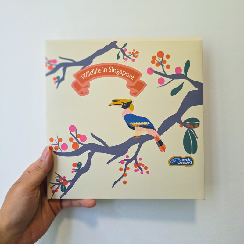 Wildlife in Singapore Scarf - pink