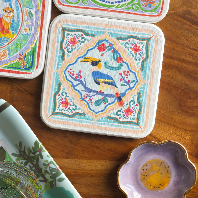 Diatomite Coaster Wildlife in Singapore Collection