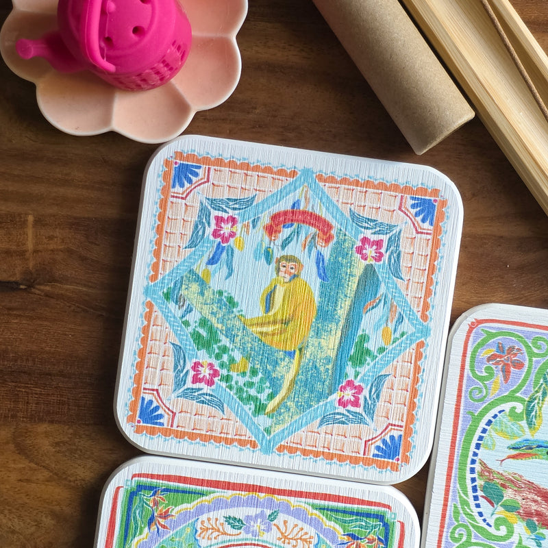 Diatomite Coaster Wildlife in Singapore Collection