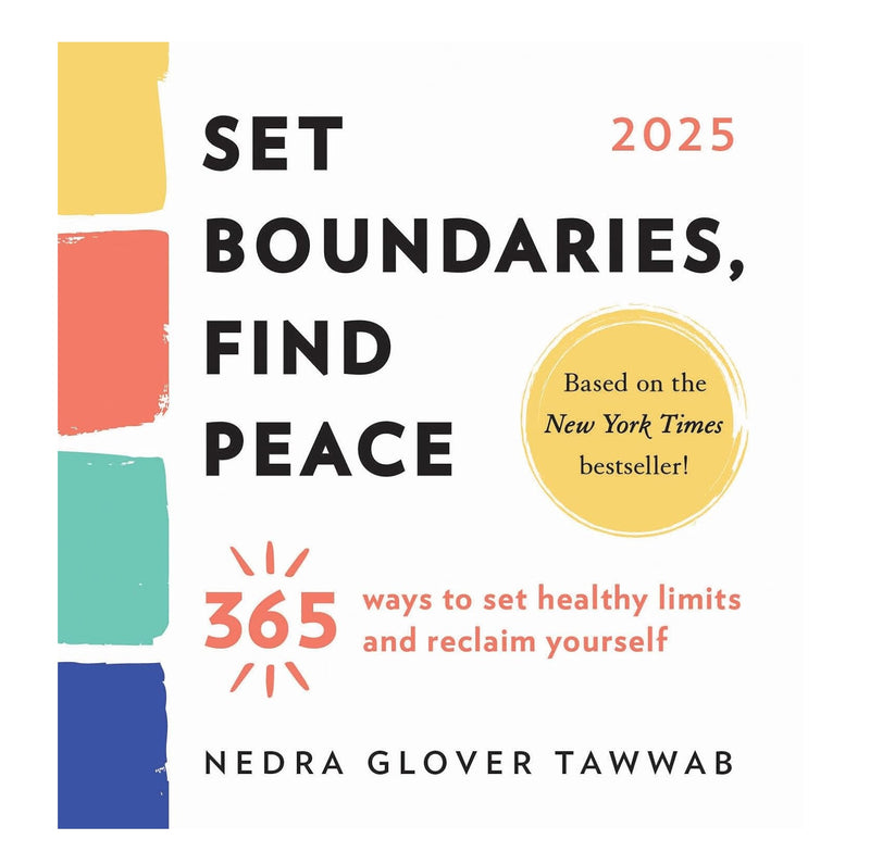 2025 Set Boundaries, Find Peace Boxed Calendar