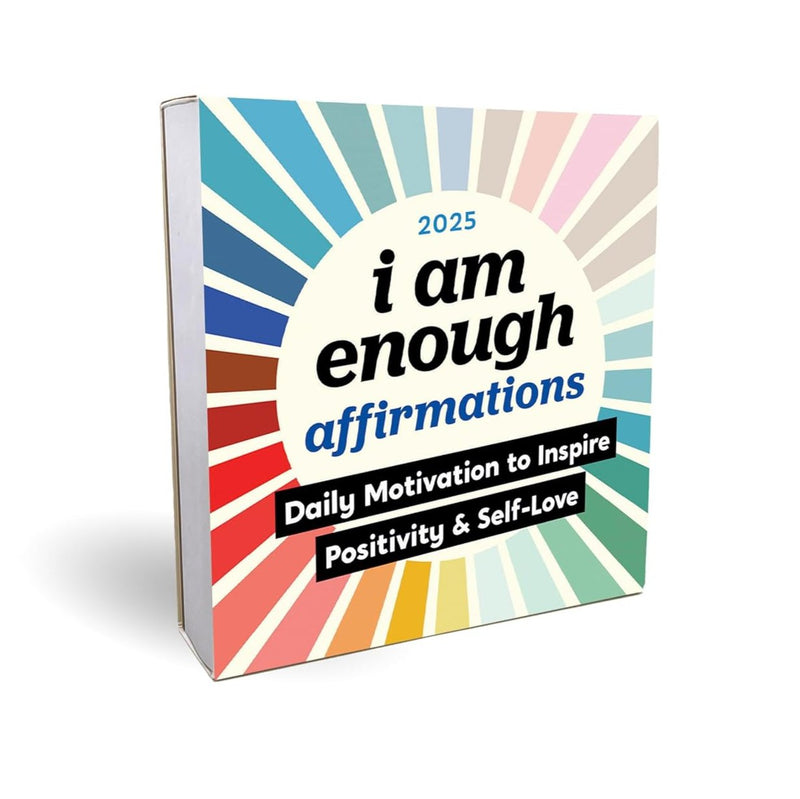 2025 I Am Enough Affirmations Boxed Calendar