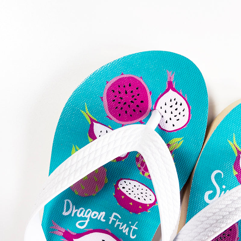 (Pre-order) Singapore Fruits Flip-flops Dragonfruit