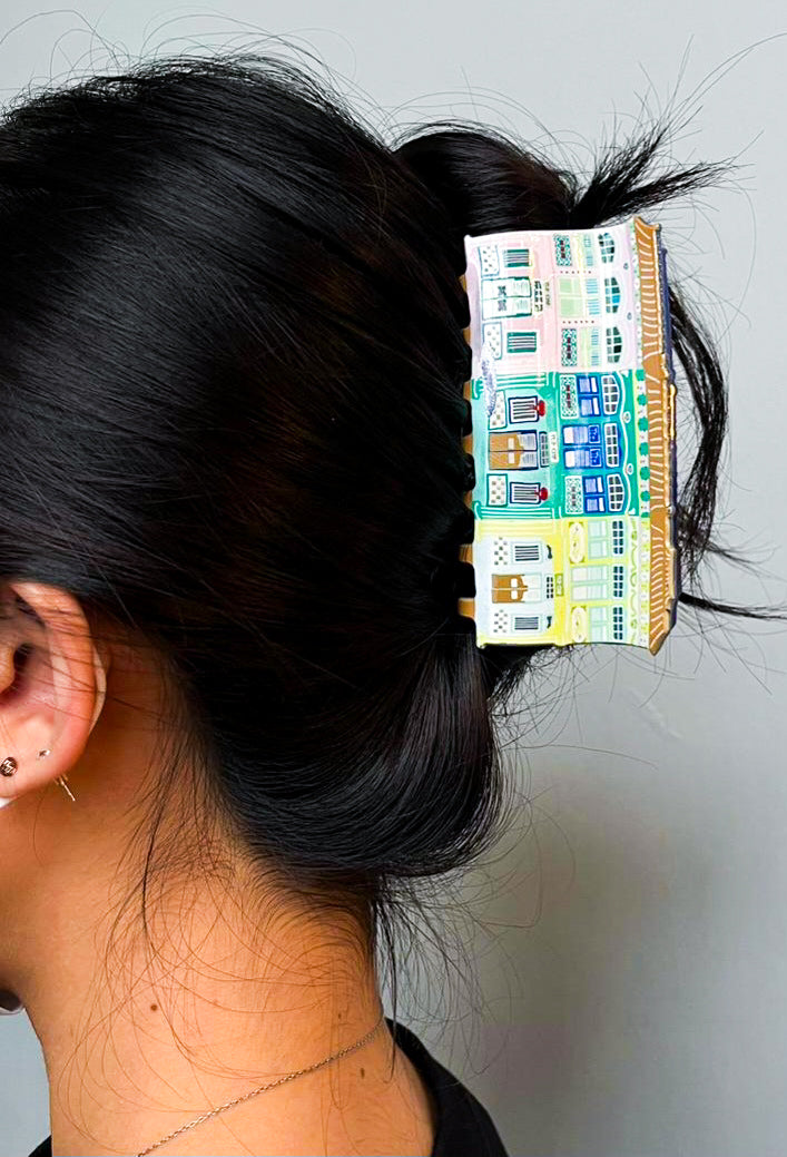 Peranakan House Hair Claw Clip