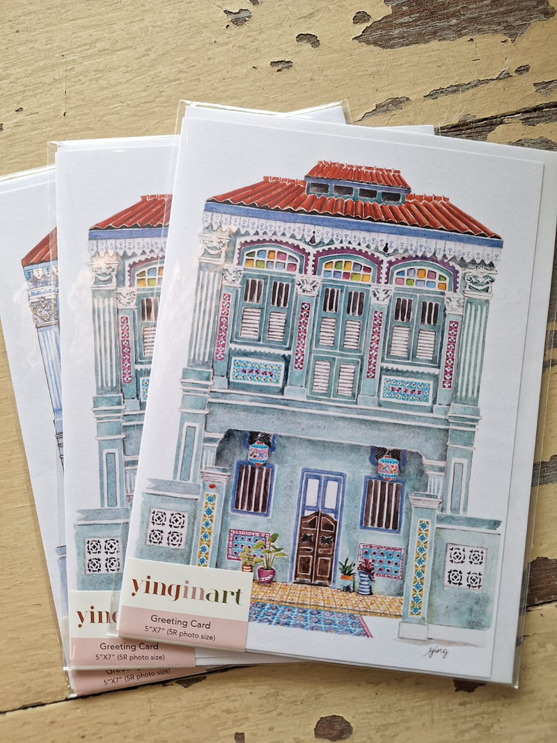 Joo Chiat Singapore Greeting Cards