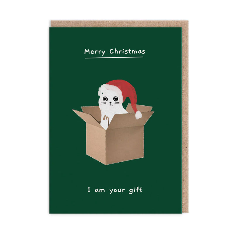 Merry Christmas I Am Your Gift Christmas Card