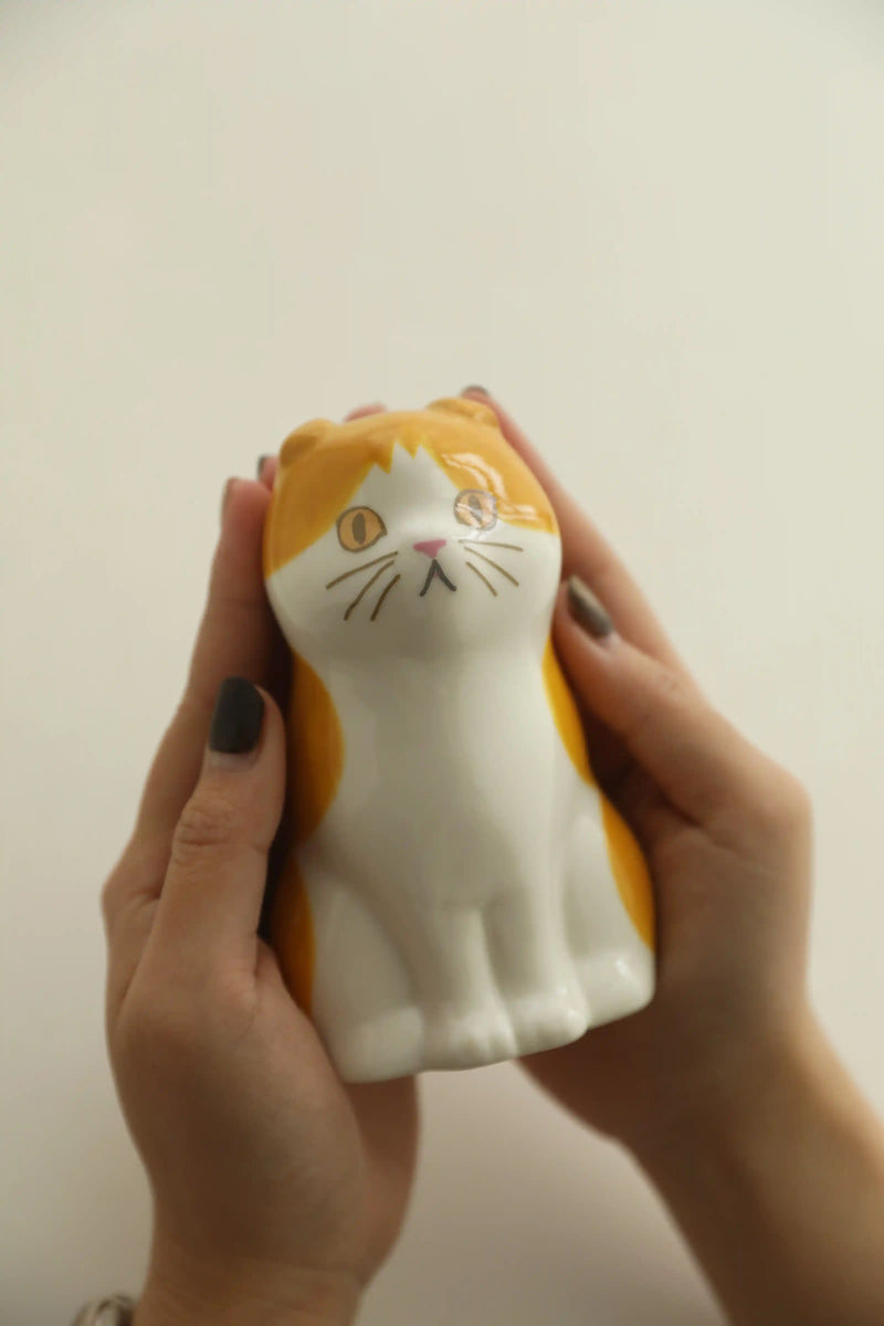 The Standing Cat Ceramic Vase