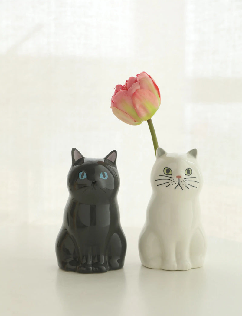 The Standing Cat Ceramic Vase