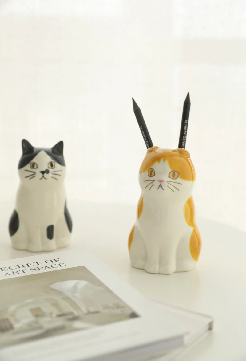 The Standing Cat Ceramic Vase