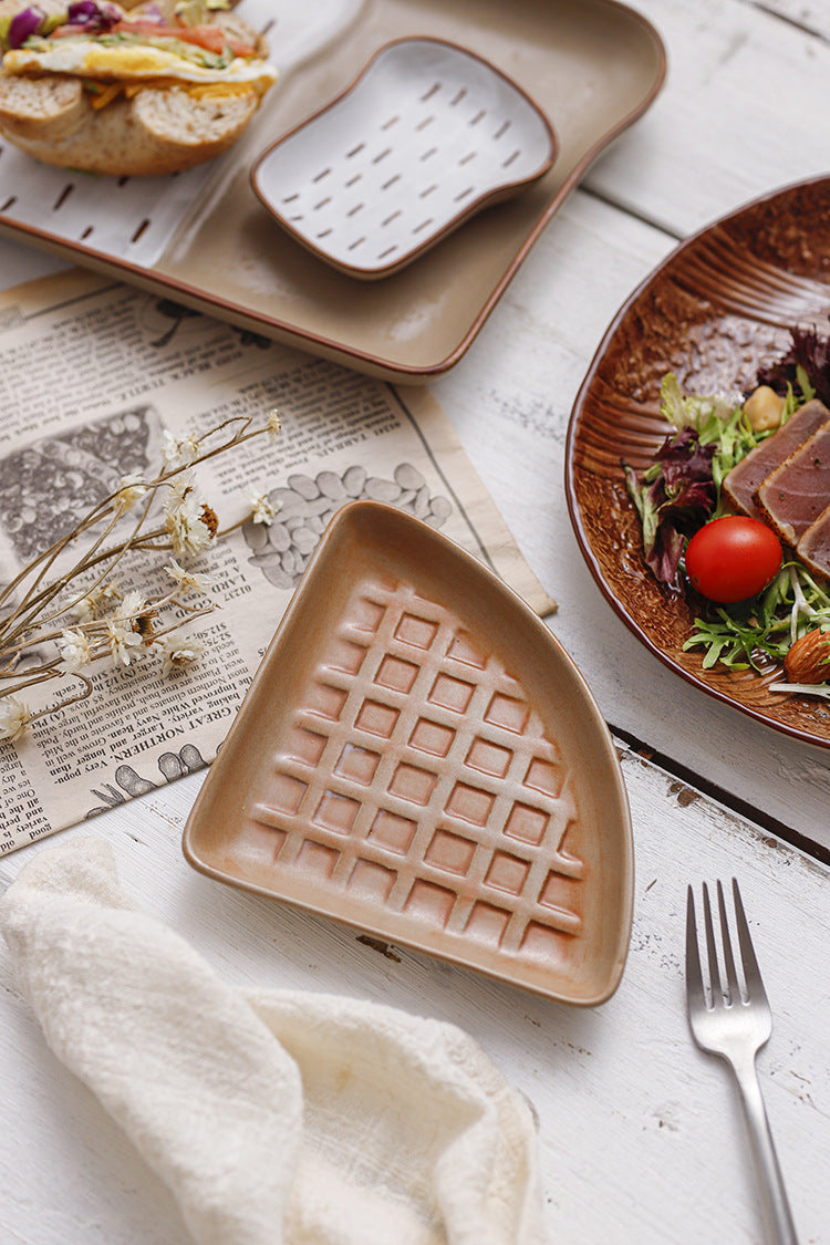 Bakery Cafe Ceramic Plate series