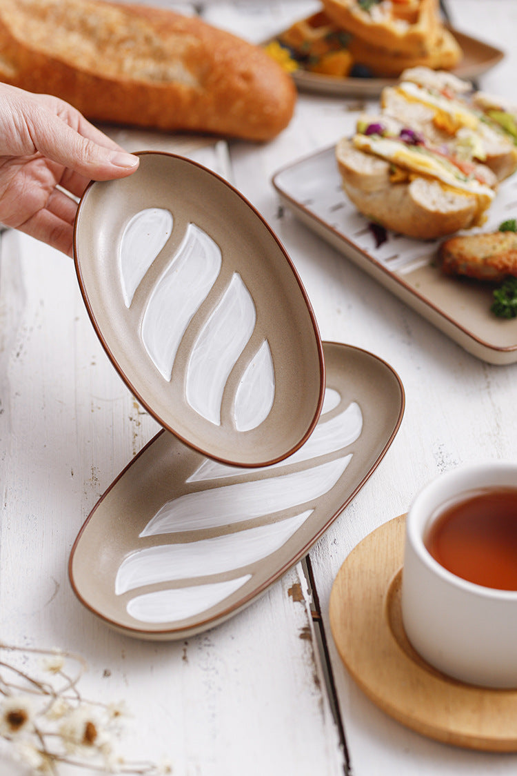 Bakery Cafe Ceramic Plate series