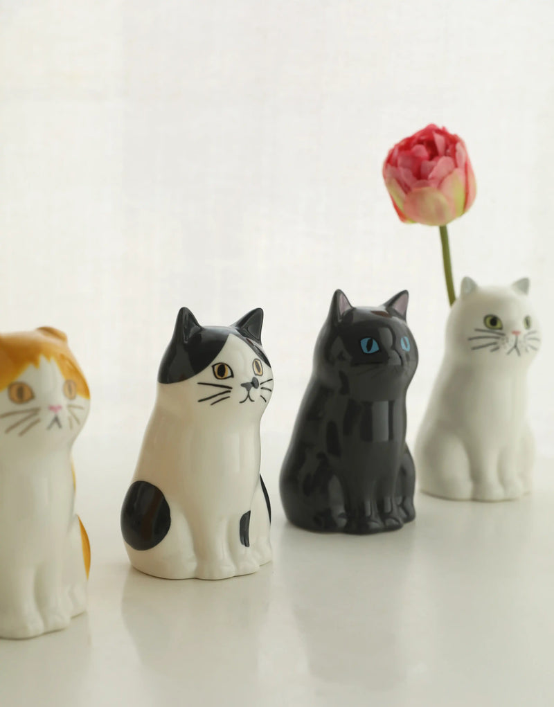 The Standing Cat Ceramic Vase