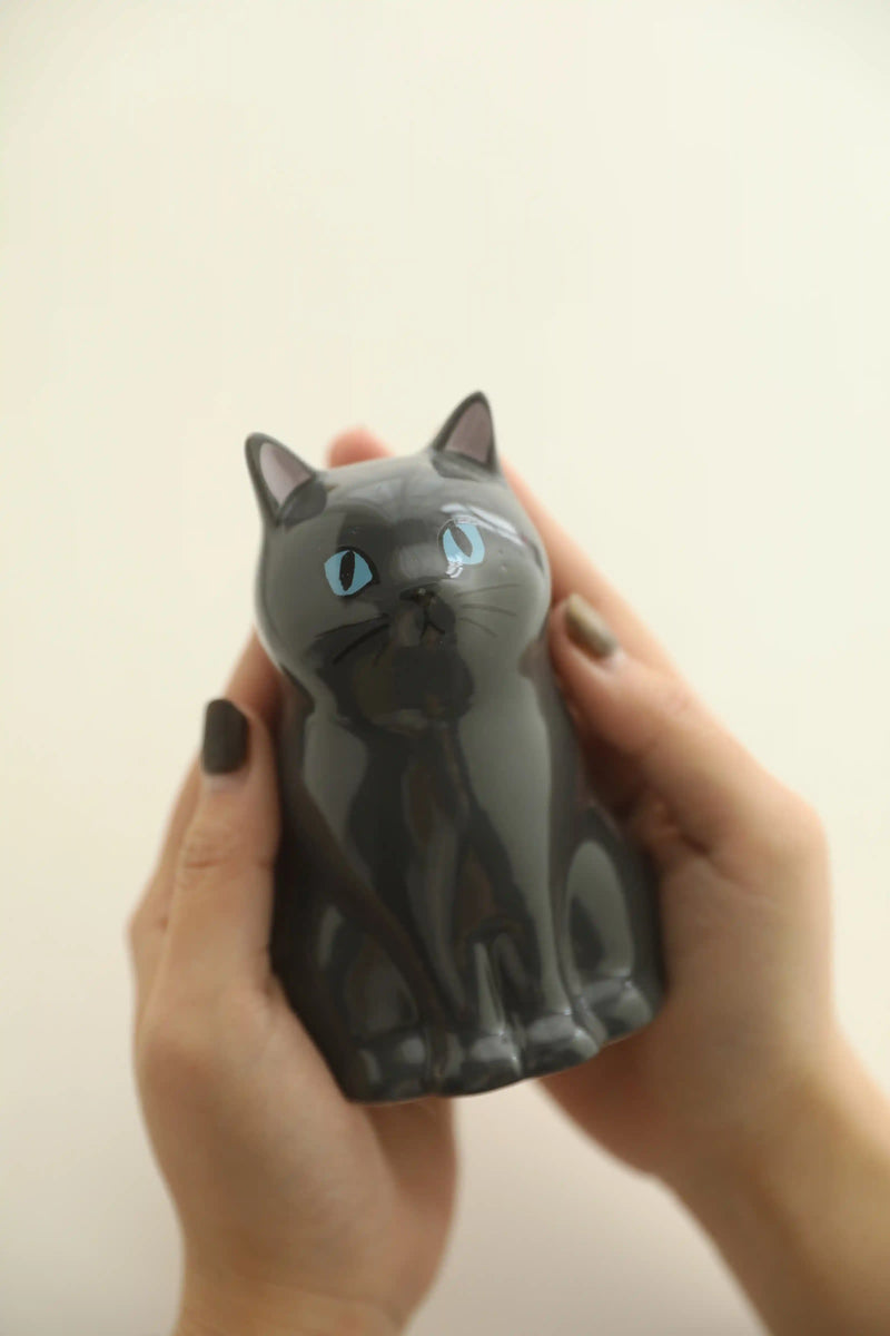 The Standing Cat Ceramic Vase