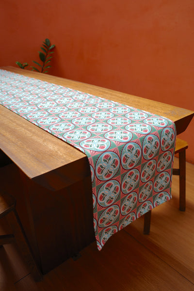 Peranakan Tile Table Runner