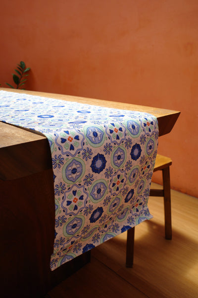 Peranakan Tile Table Runner