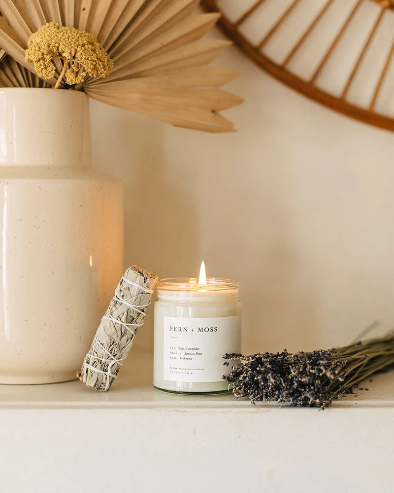 Fern+Moss Jar Candle by Brooklyn Candle Studio