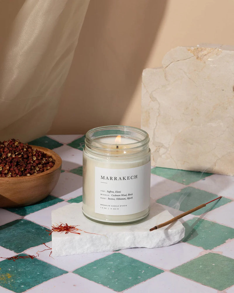 Marrakech Jar Candle by Brooklyn Candle Studio