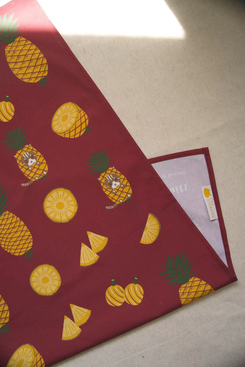 Singapore Fruits Tea Towel - Pineapple