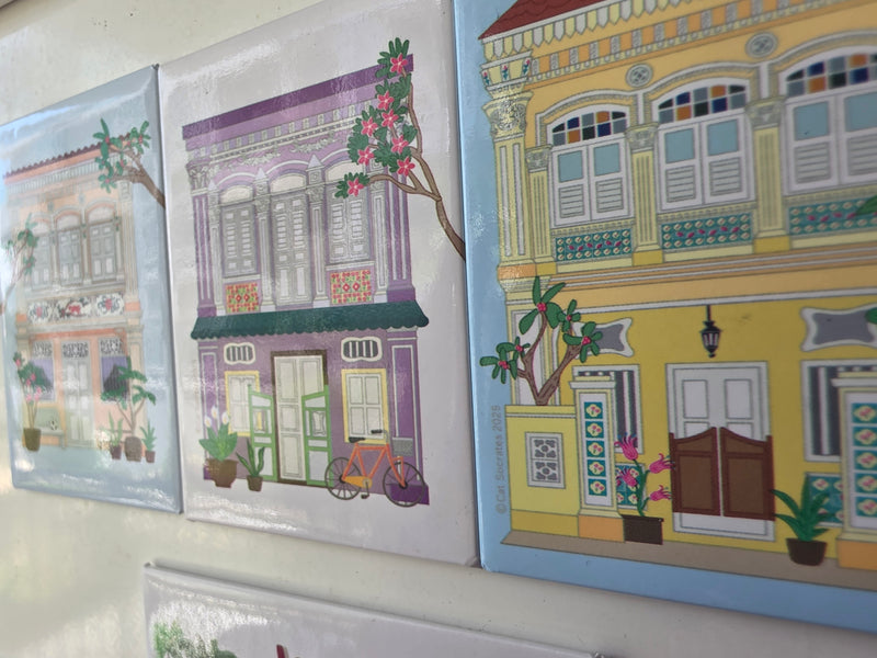 Single Shophouse collection Magnet