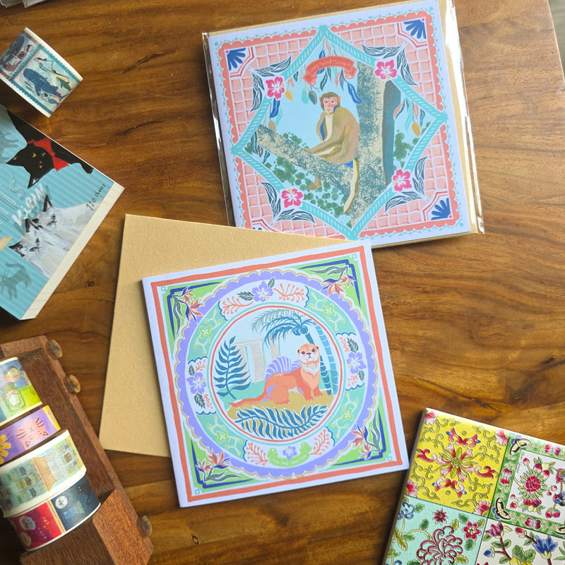 Wildlife of Singapore Greeting Card