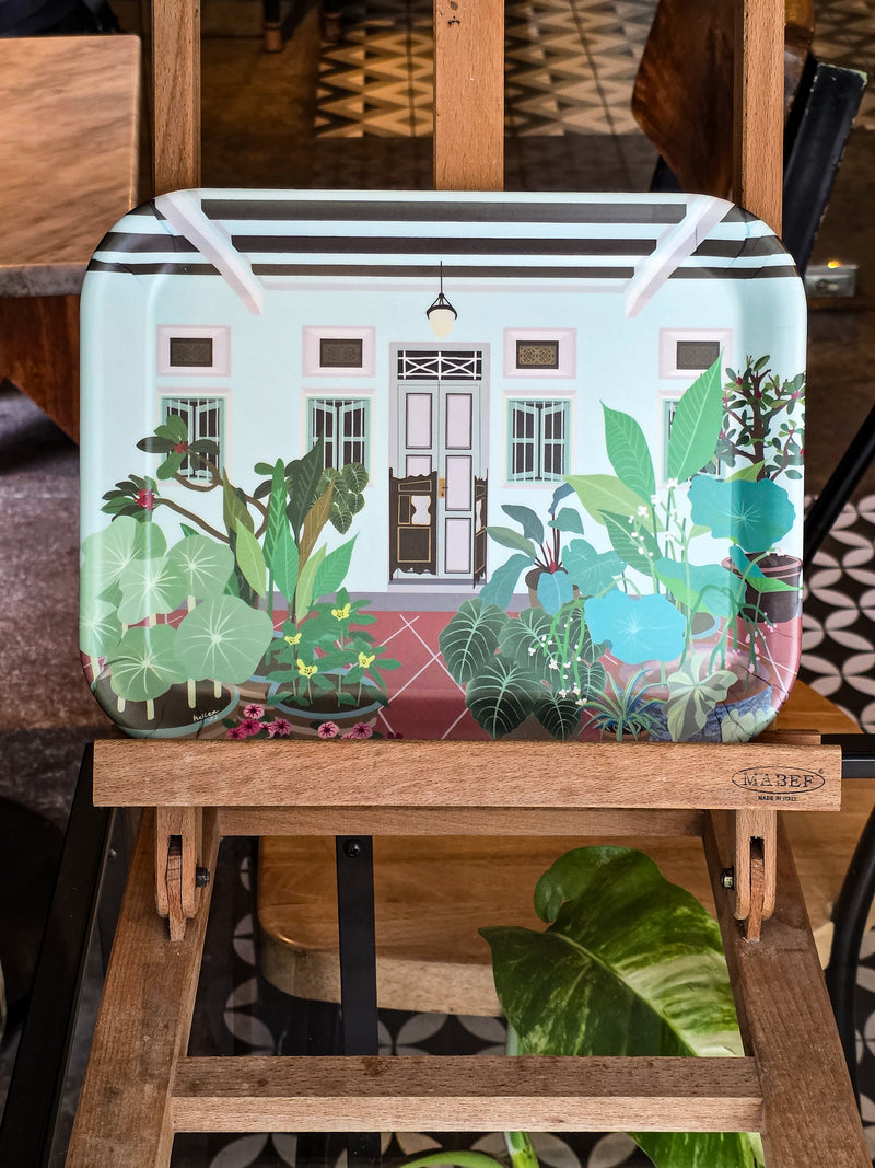 Lotus Shophouse Bamboo Tray