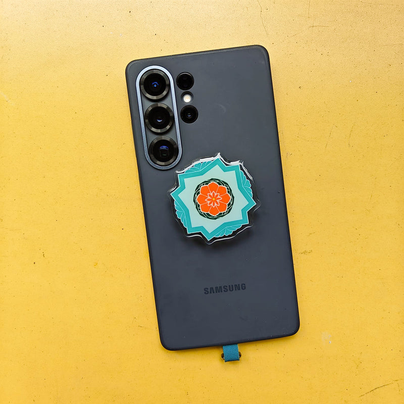 Peranakan Tile Mobile Pop socket