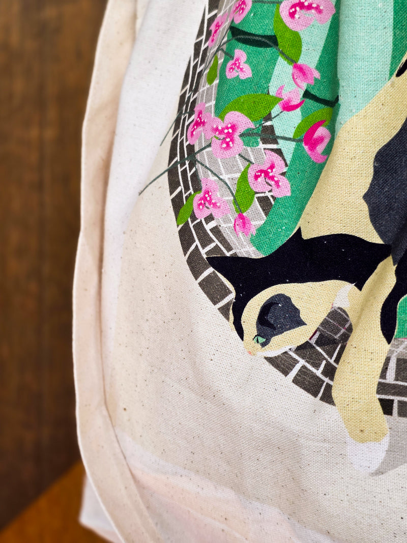 Neighbourhood Cats Sling Tote bag - Kuan Im Tng Cat