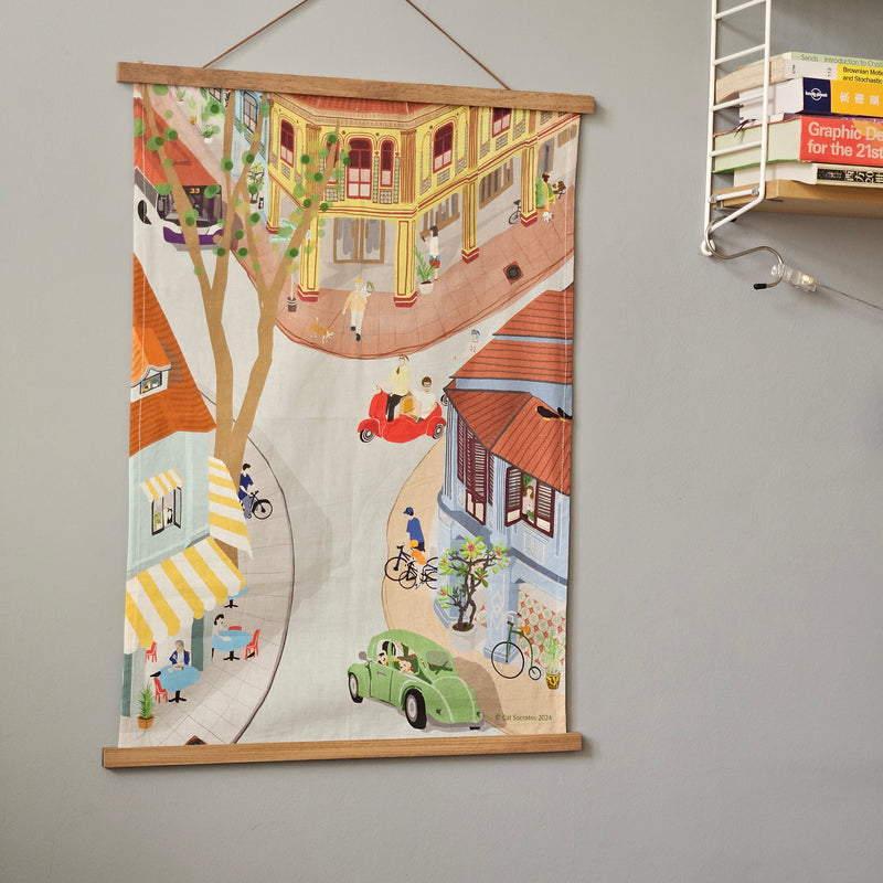Linen Tea Towel Joo Chiat Road