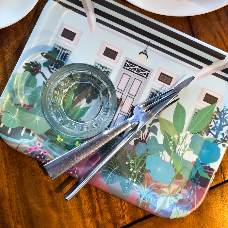 Lotus Shophouse Bamboo Tray