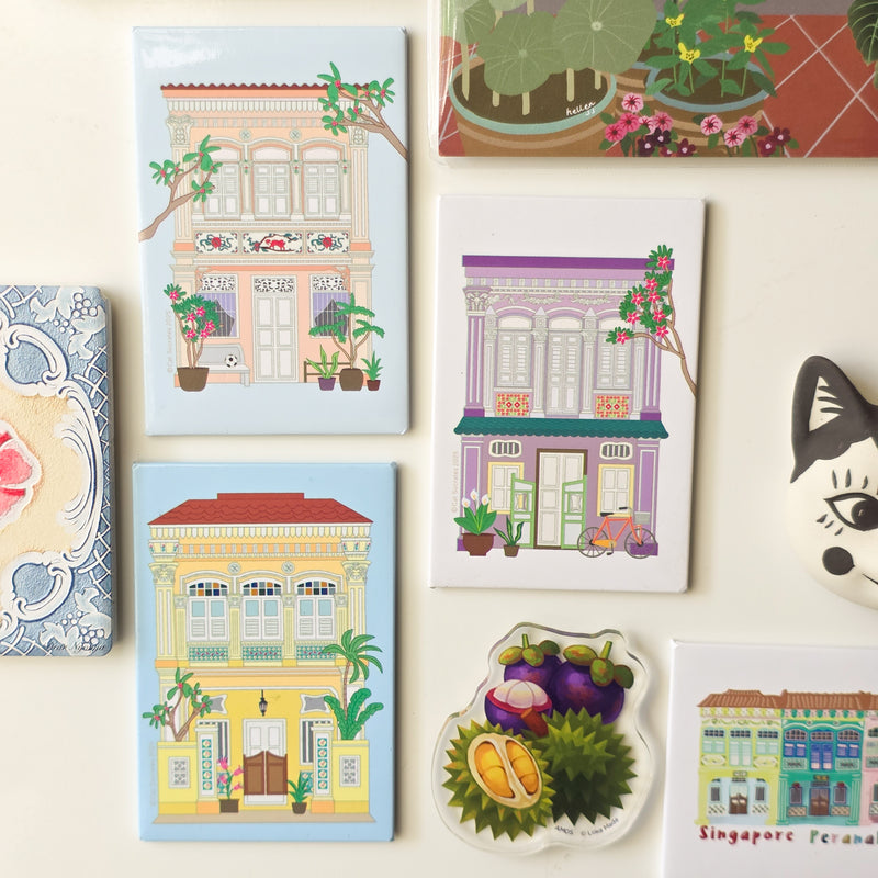 Single Shophouse collection Magnet