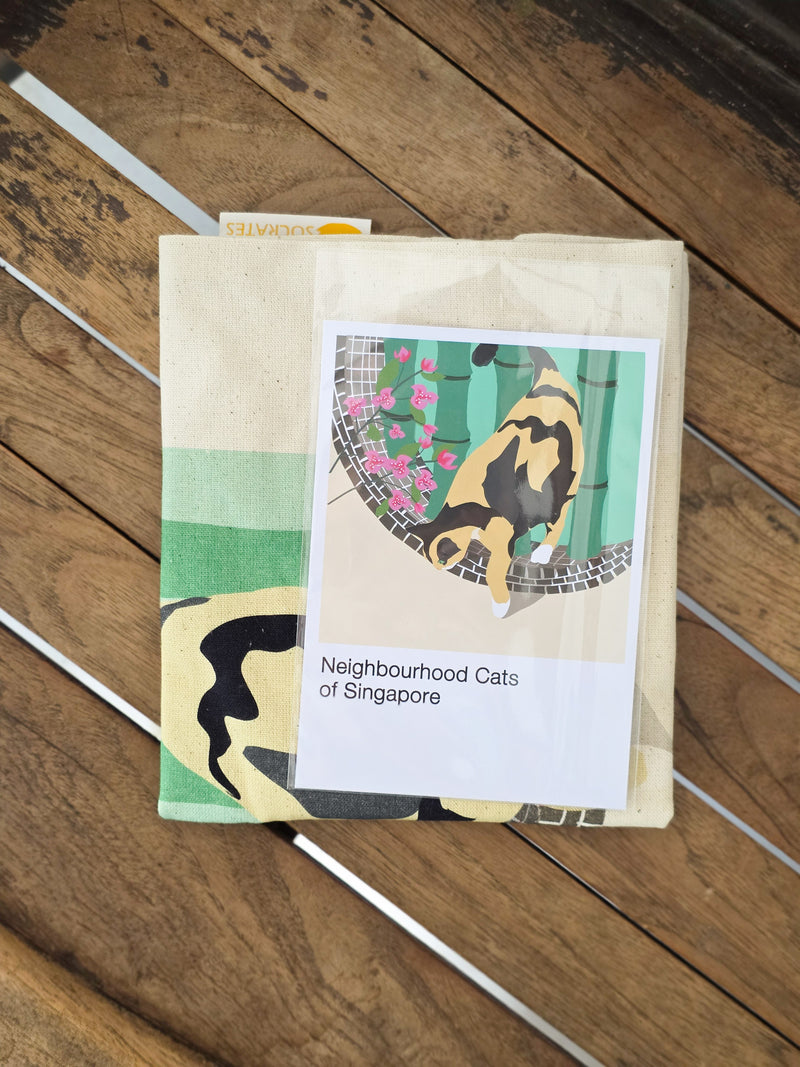 Neighbourhood Cats Sling Tote bag - Kuan Im Tng Cat