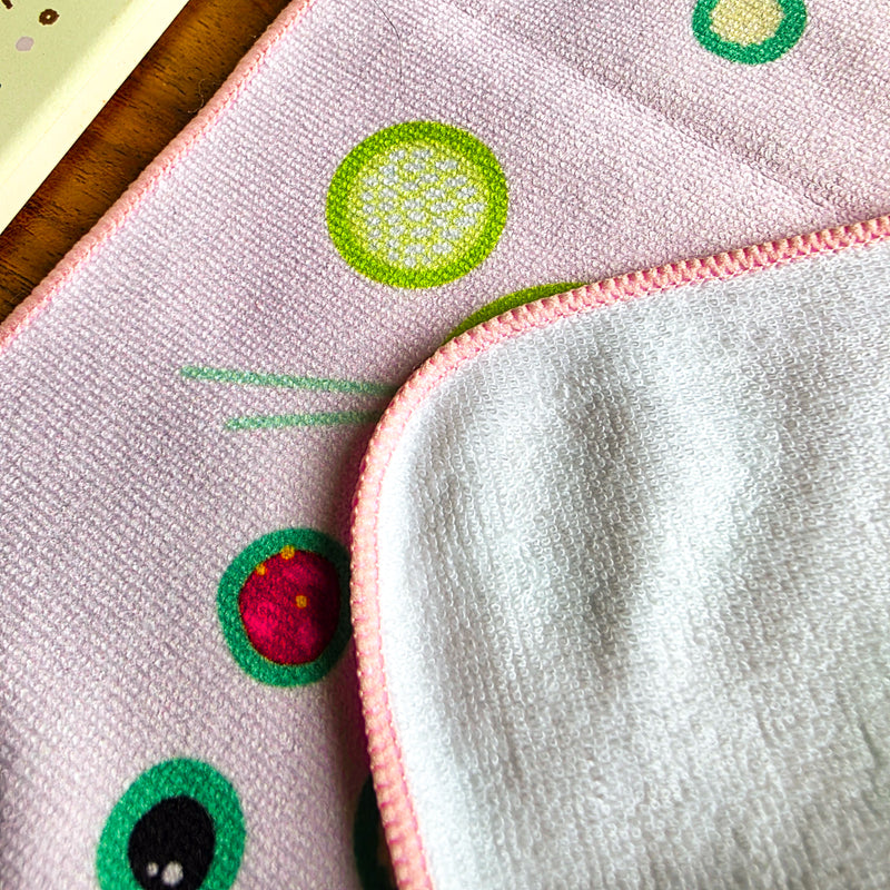 The Colors of Singapore Food Towel Handkerchief