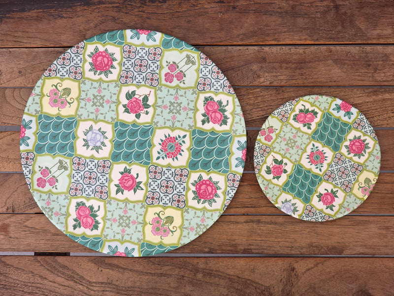 Mix Rose tile Bamboo Mini Plate - Limited edition 2025