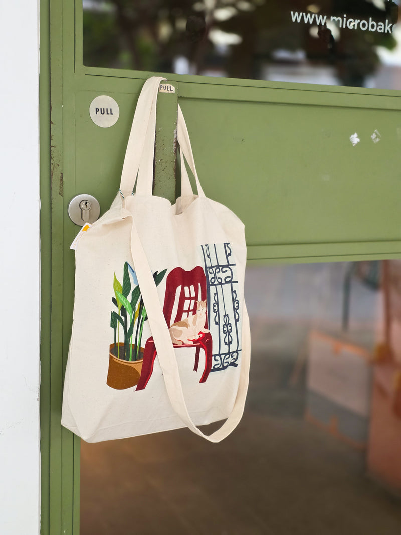 Neighbourhood Cats Sling Tote bag - HDB Cat