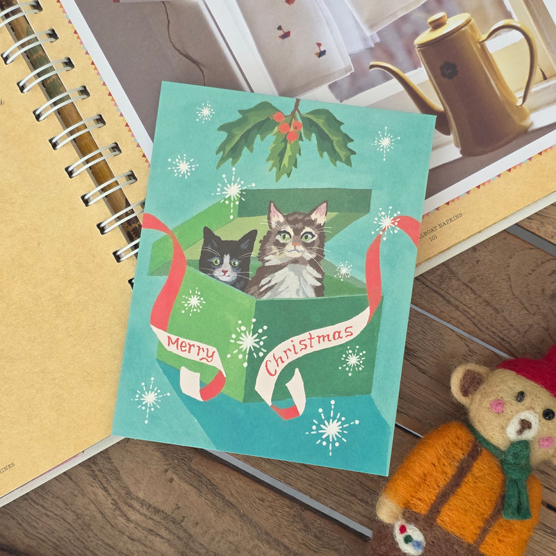 Kitties are your gift Christmas Card