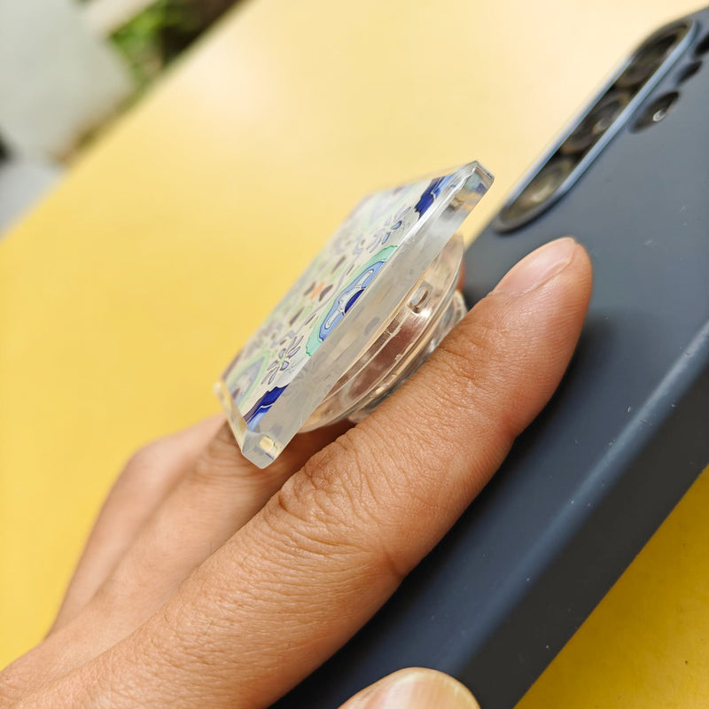 Peranakan Tile Mobile Pop socket