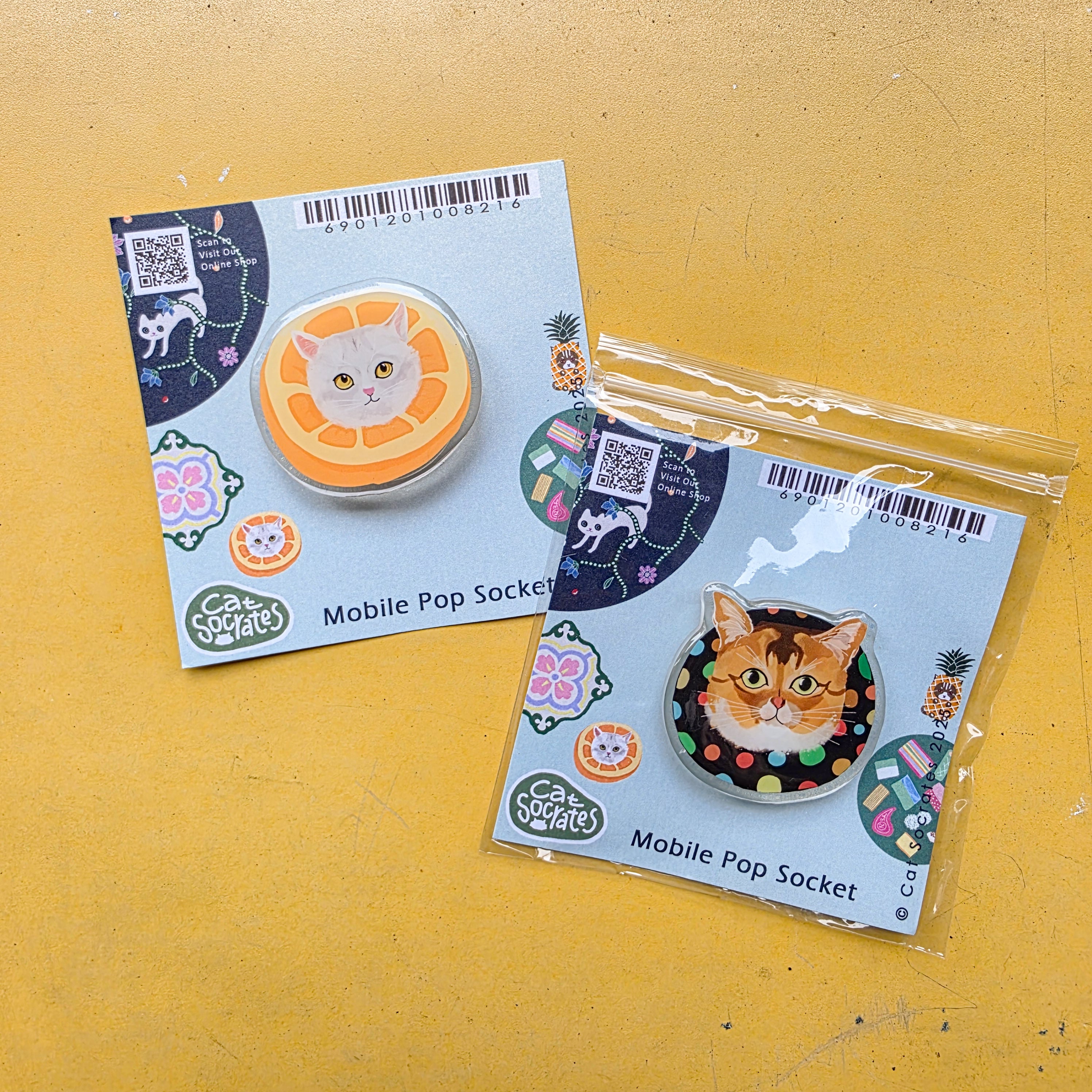 Cats of Cat Socrates Mobile Pop socket – Cat Socrates Online