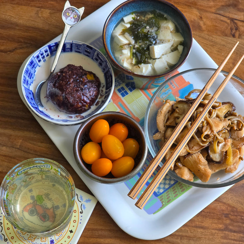 Pop Art color Shophouse Bamboo Tray