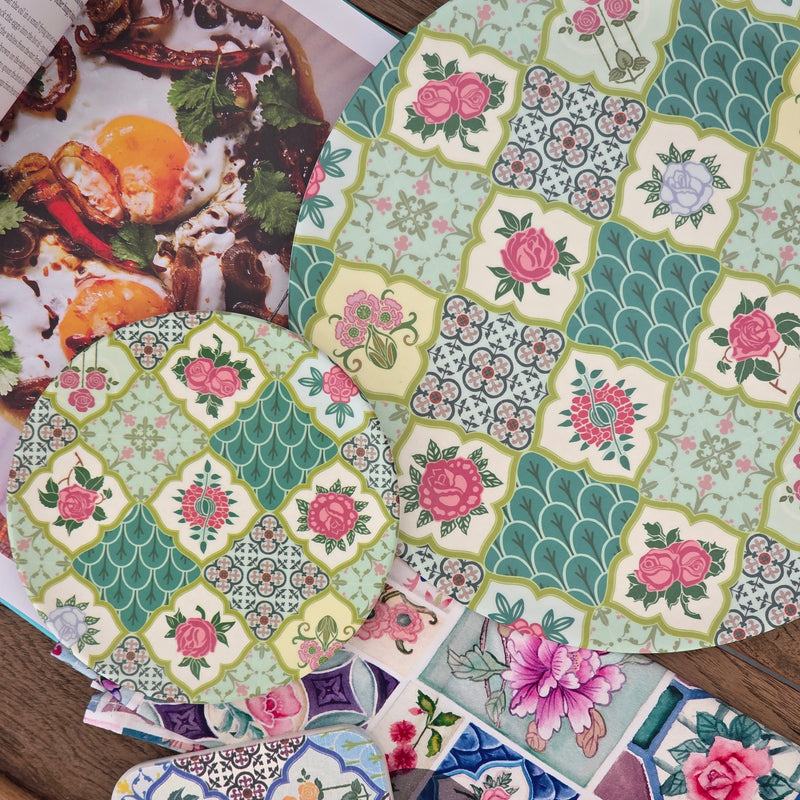 Mix Rose tile Bamboo Mini Plate - Limited edition 2025