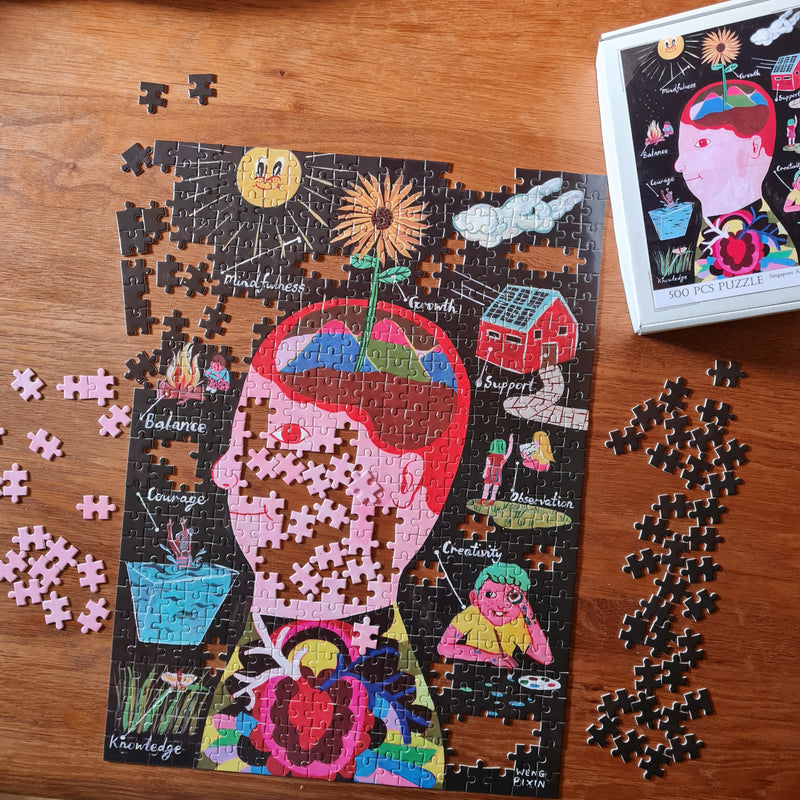 500 Pcs Puzzle Singapore Artist Collection - Weng Pixin