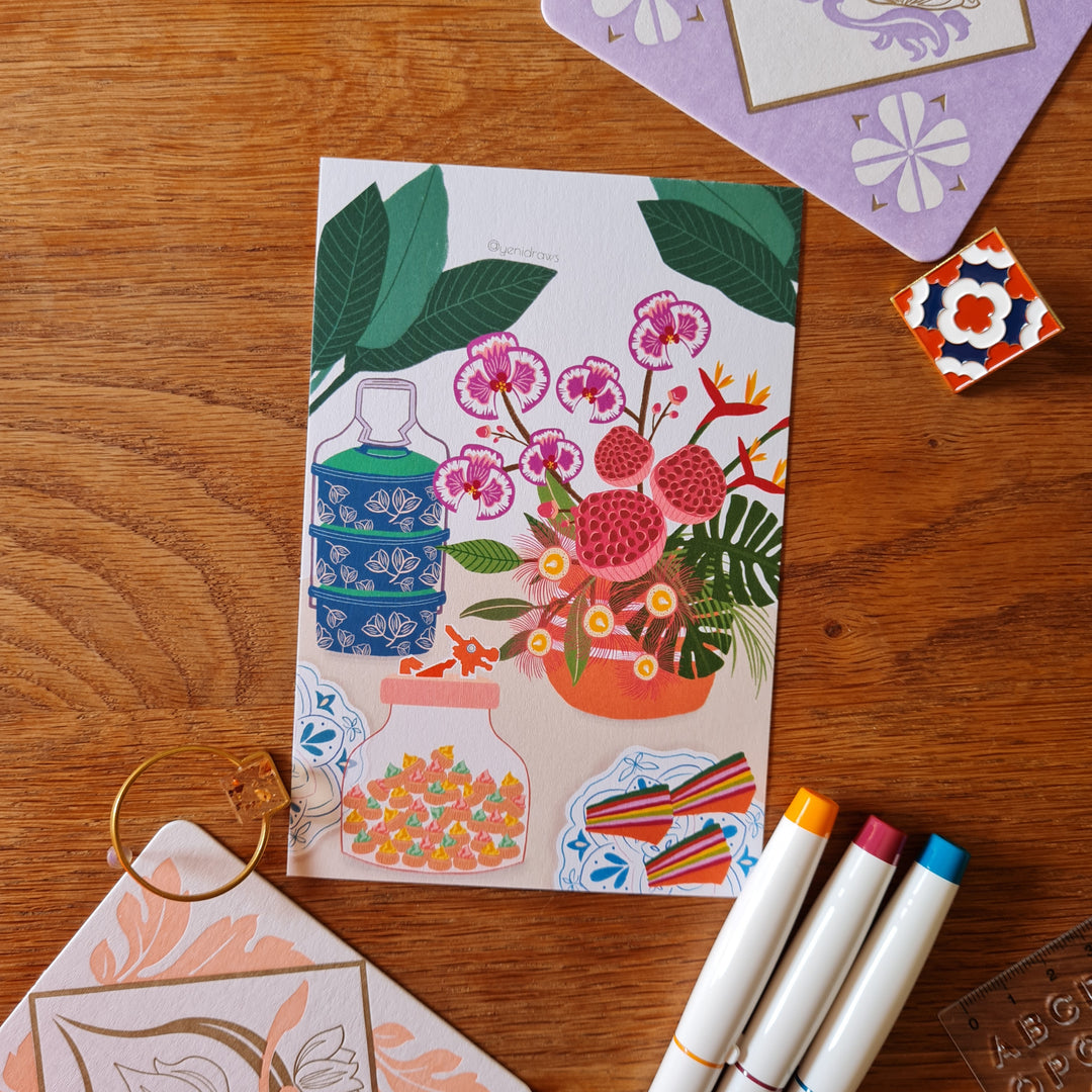 Singapore Postcard collection - Peranakan Heritage – Cat Socrates