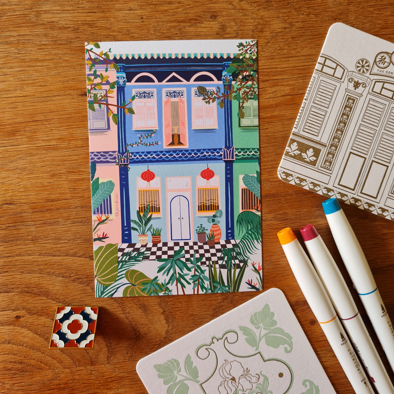 Singapore Postcard collection - Peranakan Heritage