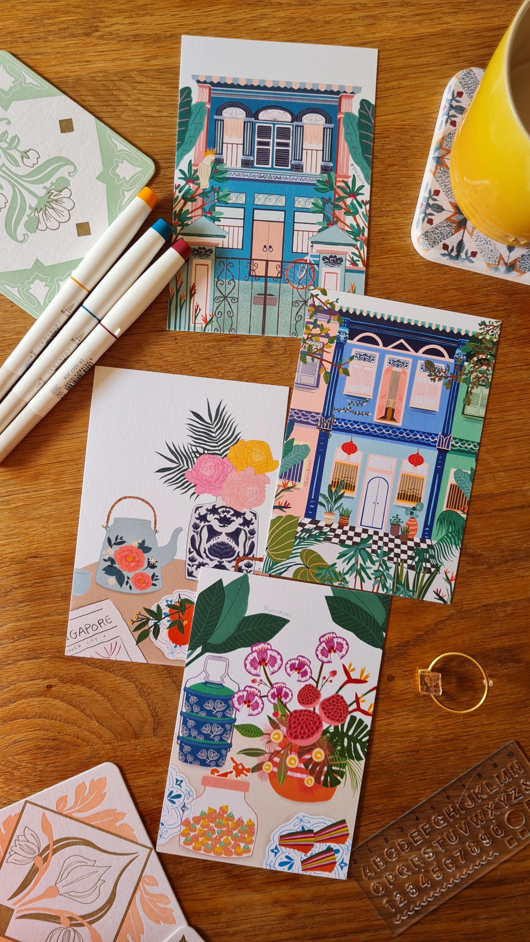 Singapore Postcard collection - Peranakan Heritage – Cat