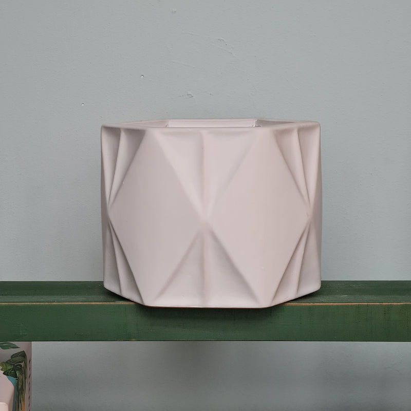Ceramic Geo sculpture Pot