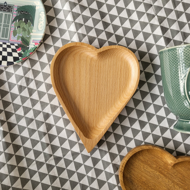 Spade & Diamond Wooden Mini Dish