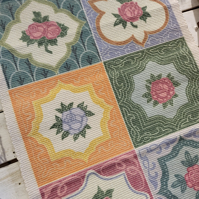 Hanging Tapestry Four Rose Tiles