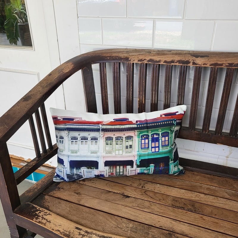 Peranakan Building Art Cushion